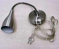 Farlig vägglampa