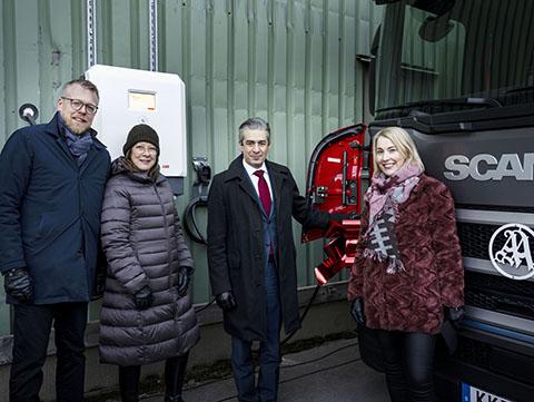 Nytt samarbete för att elektrifiera tunga transporter i Västerås