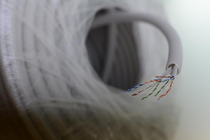 Fördragen kabel 2xU/UTP C6
