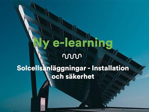 Ny e-learning inom installation av solceller