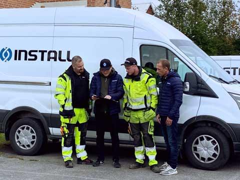 Install får förtroende att bygga fibernät åt Härjeåns