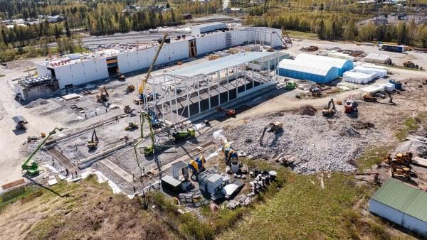 Schneider Electric och Polarbröd utökar samarbetet när nya bageriet i Älvsbyn växer fram