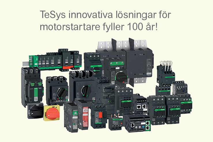 Schneider Electrics startapparater i TeSys-serien firar 100 år!